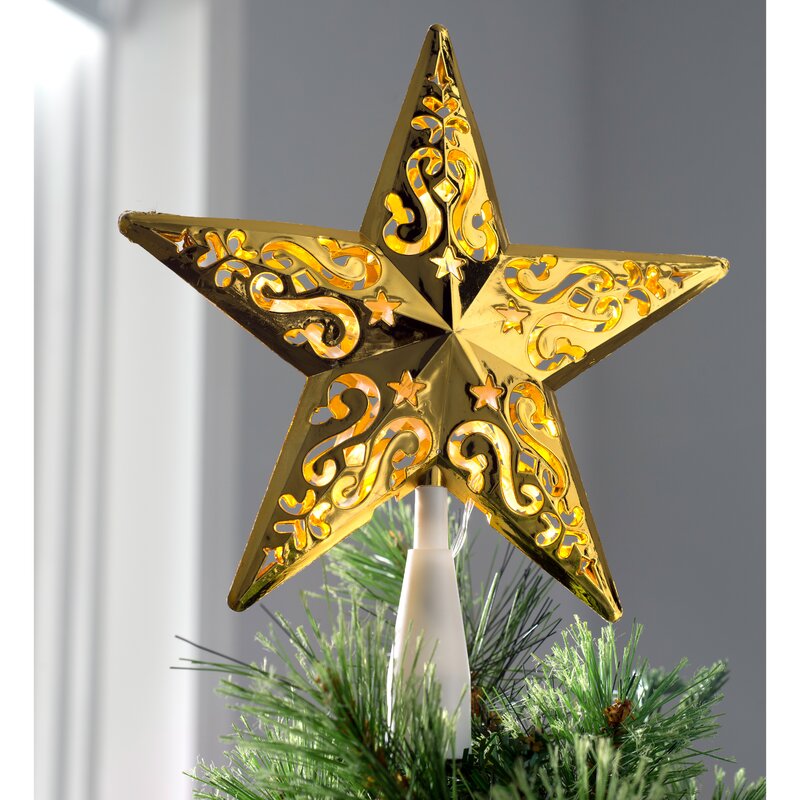 The Seasonal Aisle Star Christmas Tree Topper & Reviews Wayfair.co.uk